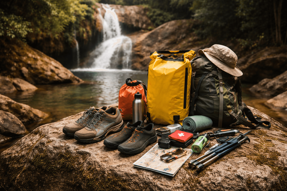 What to Pack for Thailand for Waterfalls, Caves, and National Parks: Footwear, Dry Bags, and Trail Essentials