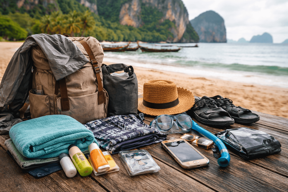 What to Pack for Thailand for Wet Season Beach Travel: Saltwater, Rain, and Fast-Dry Swap Essentials