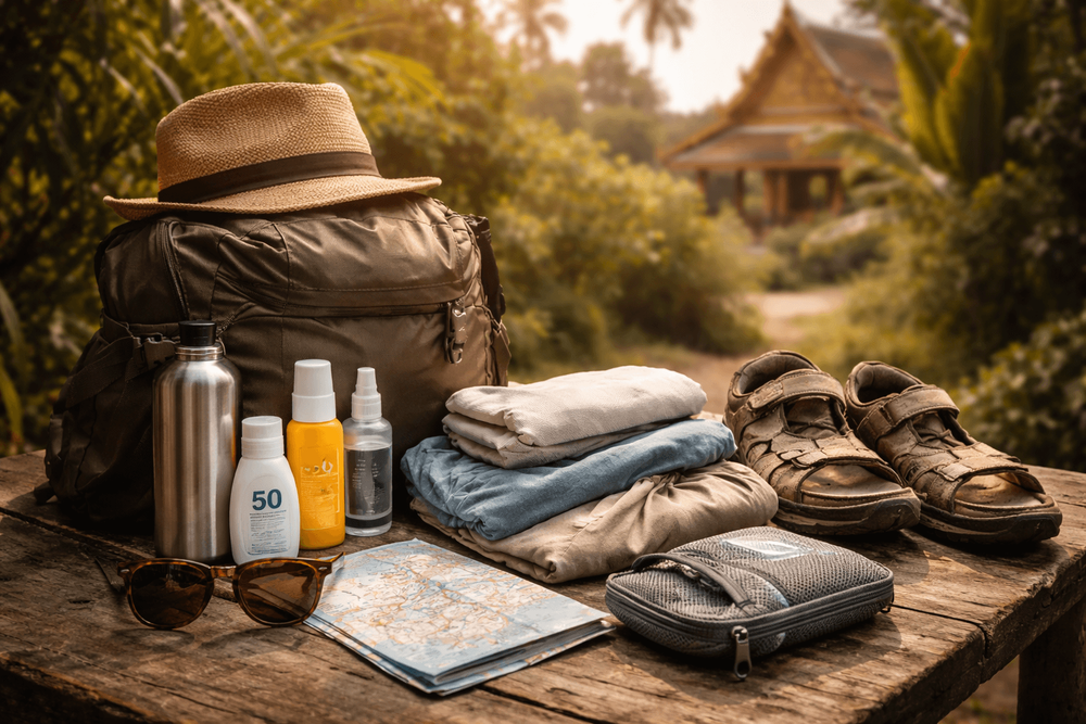 What to Pack for Thailand’s Hot Season: Heat, Humidity, and Sun Protection for Backpackers
