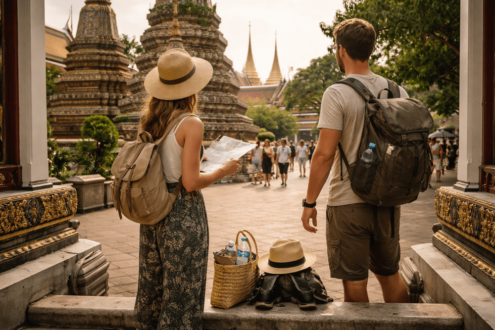 What to Wear and Bring for Bangkok’s Temple Trio: Wat Pho, the Grand Palace, and Golden Mount from Khao San Road