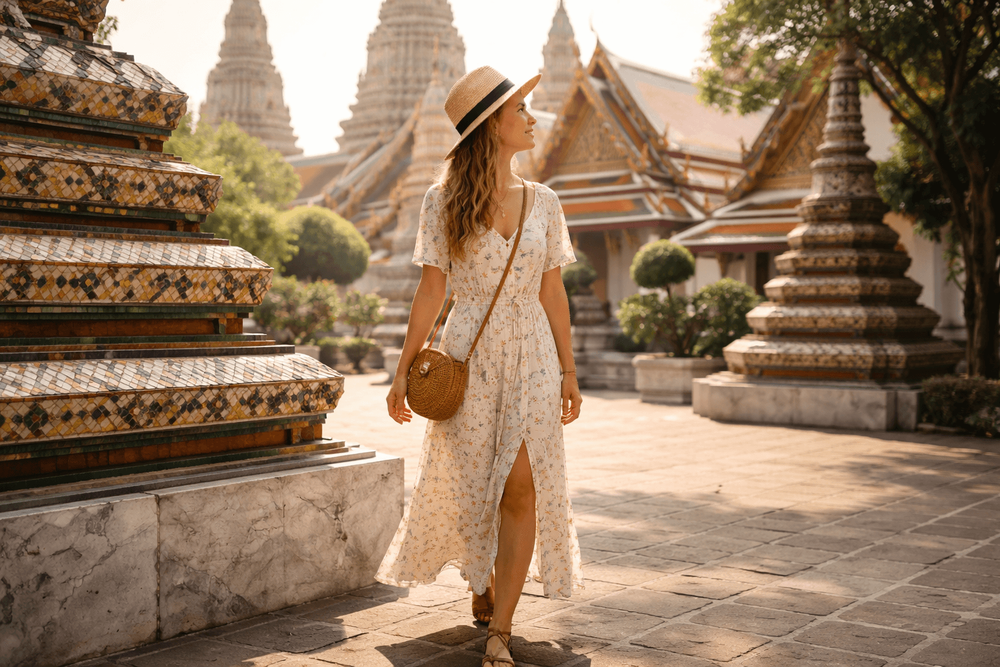 What to Wear for a Bangkok Temple Run in Extreme Heat: Lightweight Dress Ideas for Wat Pho, the Grand Palace, and Golden Mount