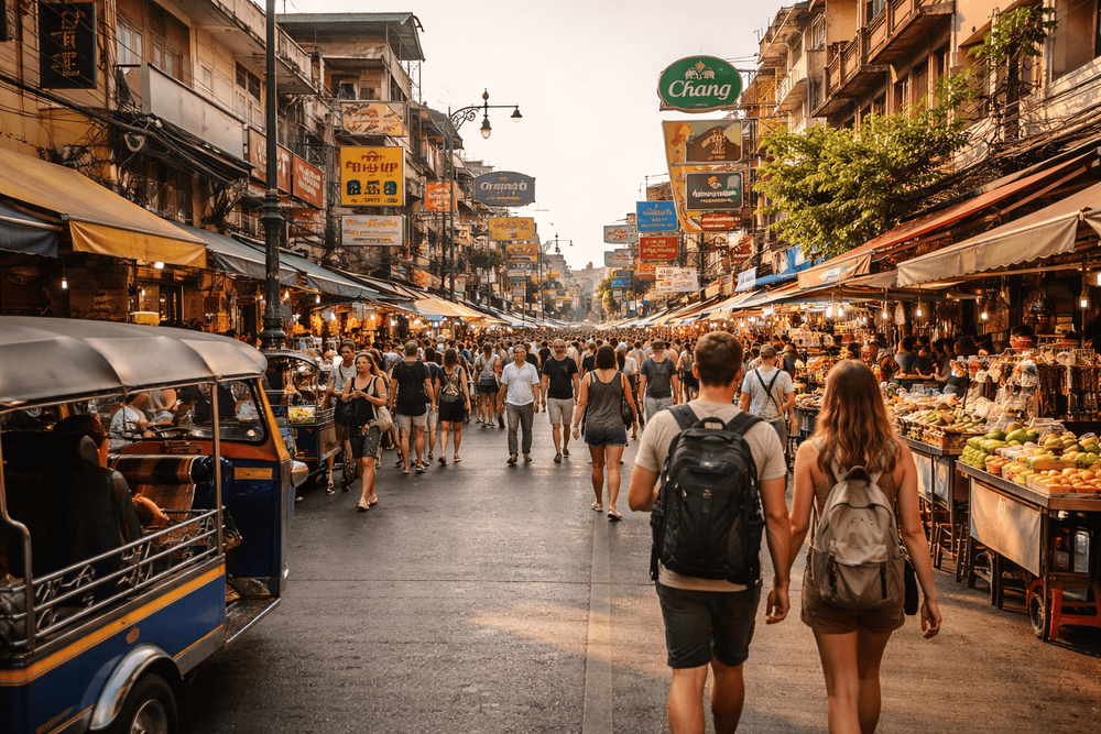 Where is Khao San Road in Bangkok? Exact location, map & how to get there