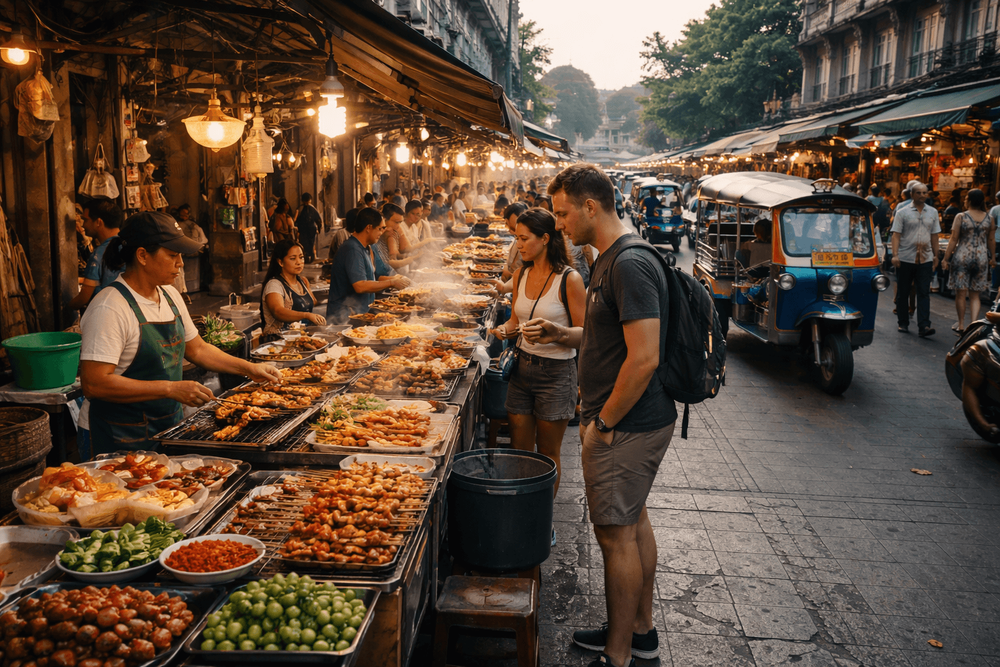 Where to Eat Cheap Street Food in Bangkok After a Day of Temples: Khao San Road to Old Town Picks