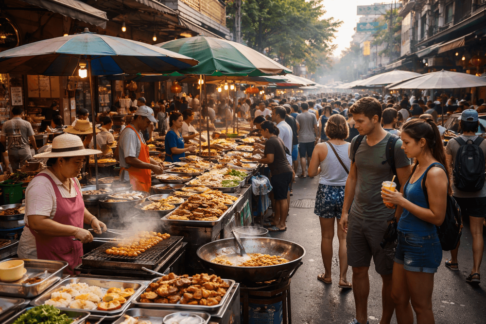 Where to Find Bangkok’s Best Morning Street Food Markets Near Khao San Road