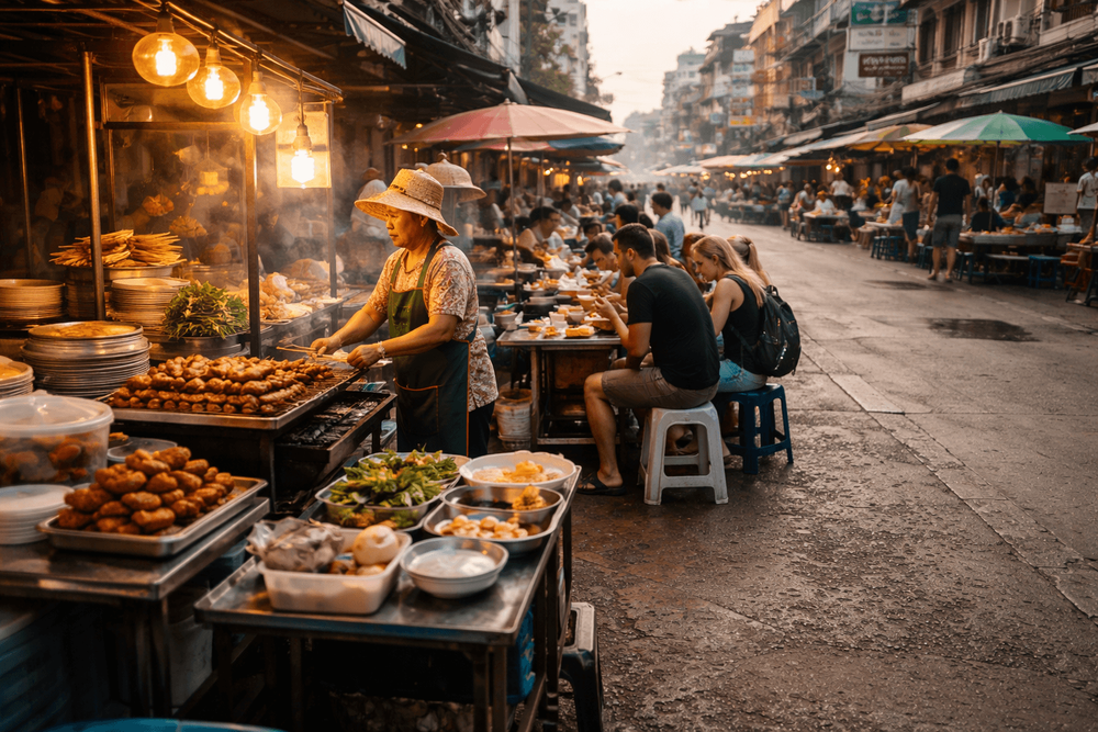 Where to Find Bangkok Street Food Open Early Near Khao San Road