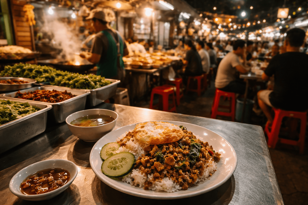 Where to Find the Best Pad Kra Pao in Bangkok: Khao San Road, Old Town, and Late-Night Local Stalls