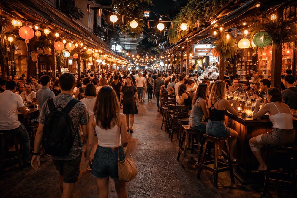 Where to Go Bar Hopping in Banglamphu: A Walkable Night Route from Khao San Road to Rambuttri