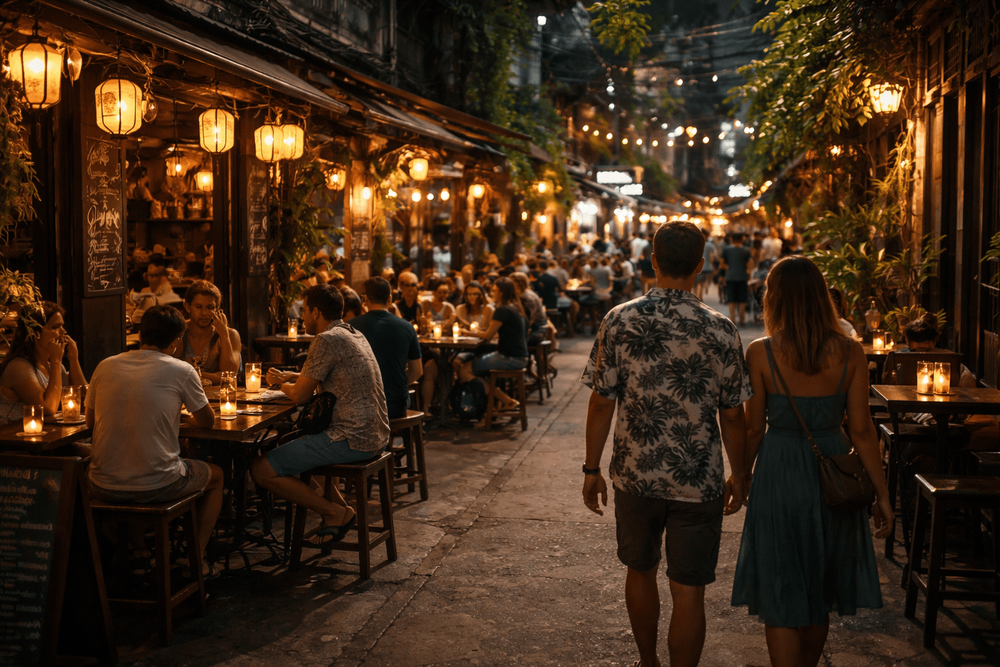 Where to Go in Banglamphu After Dinner: Bars, Lounges, and Easy Walk-to-Drink Spots