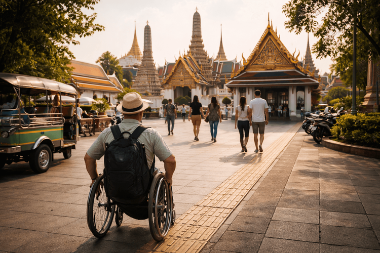 Accessibility Guide to Wat Pho, the Grand Palace, and Golden Mount from Khao San Road