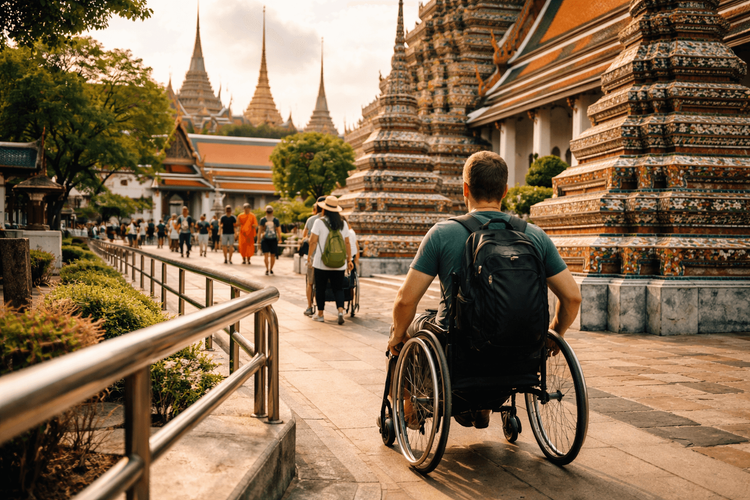 Accessible Bangkok Temple Run: Wheelchair-Friendly Routes to Wat Pho, the Grand Palace, and Golden Mount from Khao San Road