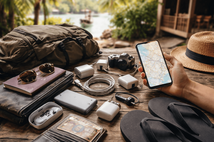Backpacker Packing List for Thailand for Phone-First Travel: Navigation, Payments, and Backup Power Basics