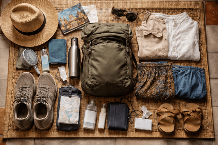 Backpacker Packing List for Thailand for Temple and City Walking Days: Heat, Feet, and Carry-Light Basics