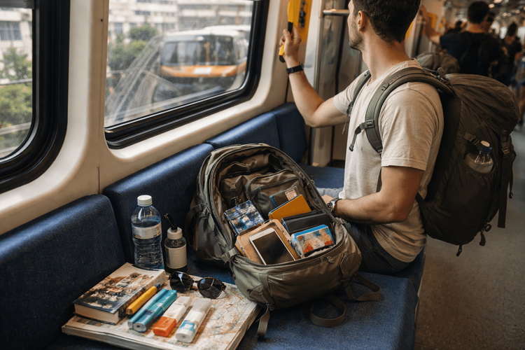 Backpacker Packing List for Thailand in City Transit: Daypack Essentials for BTS, Ferries, and Walkable Sightseeing