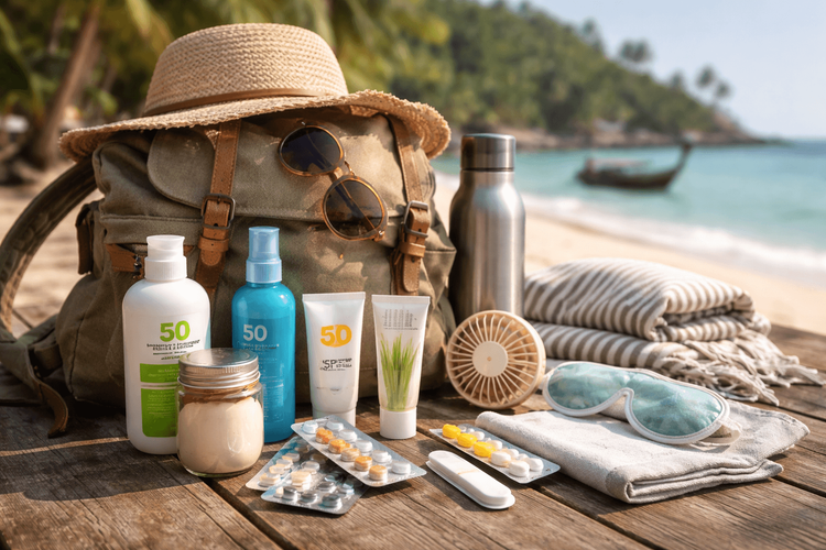 Backpacker Packing List for Thailand’s Beach-Burn Recovery Trips: Sunburn Care, Skin Relief, and Low-Fuss Comfort Items