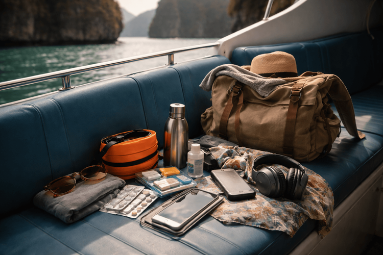 Backpacker Packing List for Thailand’s Ferry and Speedboat Days: Onboard Comfort, Motion Sickness, and Dry Storage