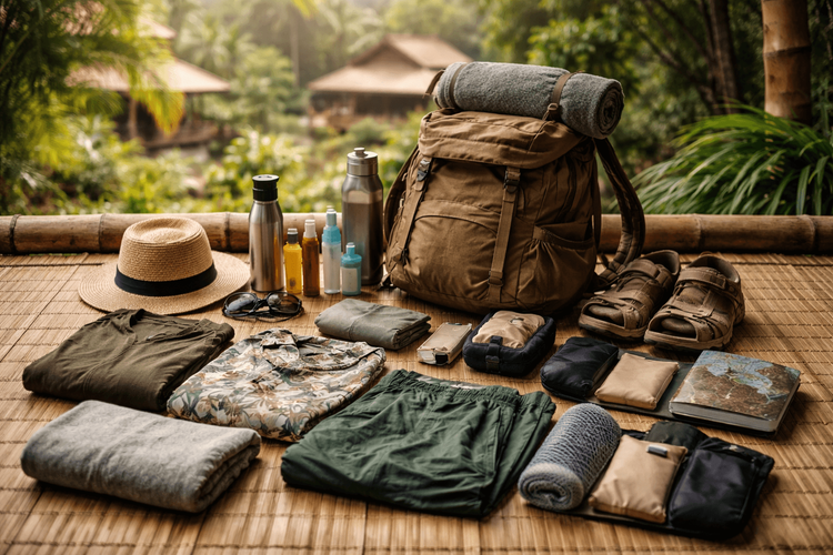 Backpacker Packing List for Thailand’s Hot, Humid Season: Staying Dry, Cool, and Comfortable Between Washes