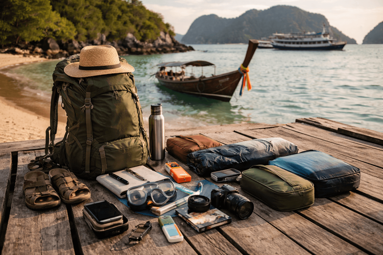 Backpacker Packing List for Thailand’s Islands and Ferry Hops: What to Carry Between Beaches, Boats, and Hostels