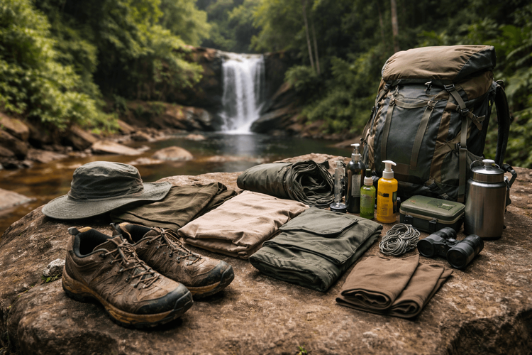 Backpacker Packing List for Thailand’s Jungle and Waterfall Trips: Trek Shoes, Bug Defense, and Fast-Dry Clothes