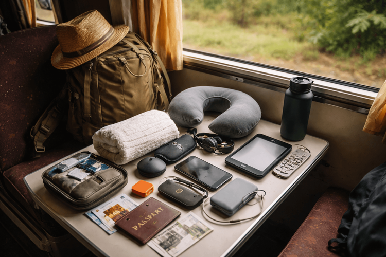Backpacker Packing List for Thailand’s Long Bus and Train Rides: Sleep Comfort, Security, and Overnight Transit Basics