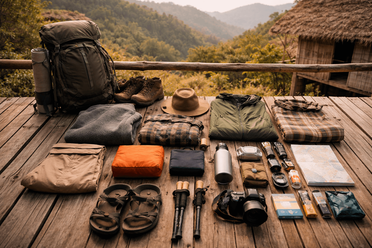 Backpacker Packing List for Thailand’s Northern Hill Trips: Cool-Morning Layers, Trekking Basics, and Village Comfort