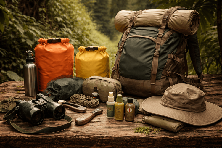 Backpacker Packing List for Thailand’s Rainforest and Wildlife Trips: Binoculars, Dry Bags, and Bug-Proof Essentials