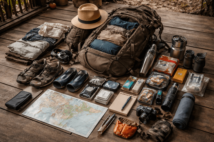 Backpacker Packing List for Thailand’s Remote Area Trips: Modest Clothing, Backup Supplies, and Self-Sufficiency Essentials