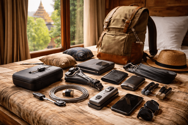 Backpacker Packing List for Thailand: Security Gear for Hostels, Buses, and Day Trips