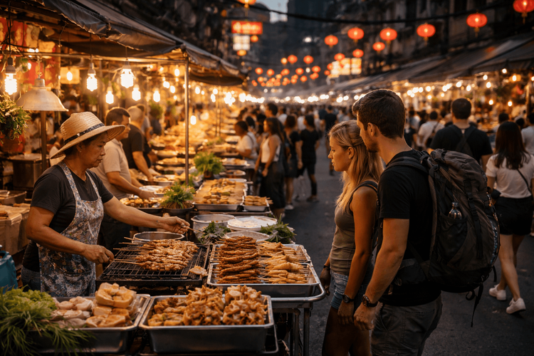 Bangkok Chinatown Street Food for Khao San Road Travelers: A Night Market Food Guide