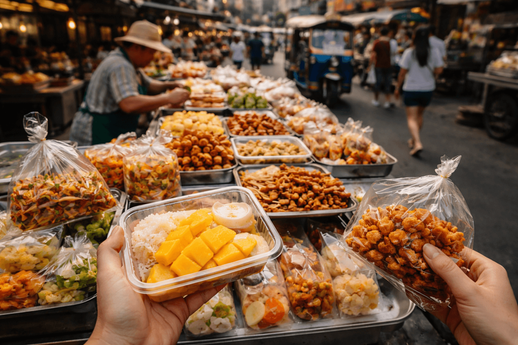 Bangkok Grab-and-Go Street Food Guide for Transit Days: Snacks, Packable Meals, and Quick Bites