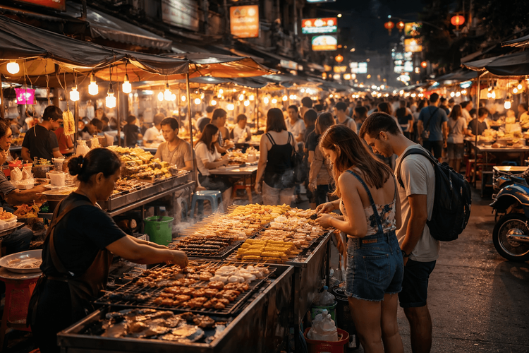 Bangkok Night Markets for Street Food: Best Places Near Khao San Road and Across the City