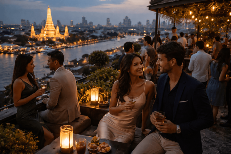 Bangkok Rooftop Bars for a Fancy Dress-Up Night Out from Khao San Road