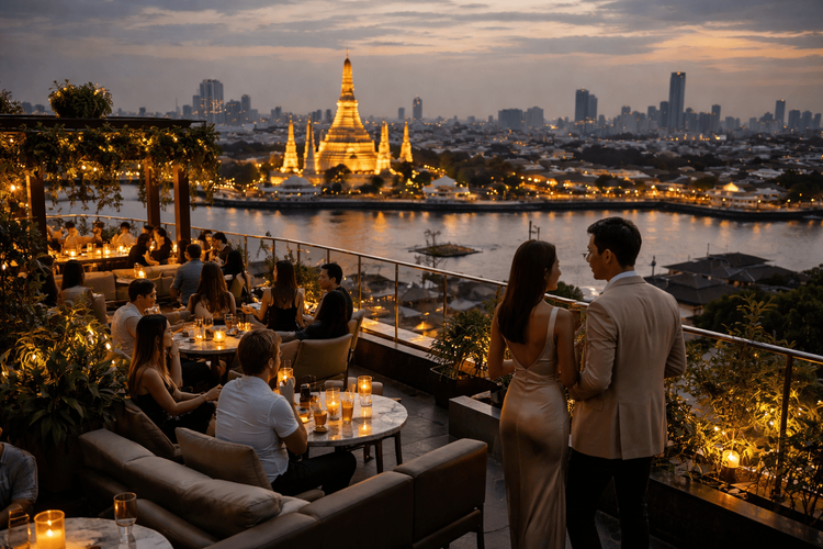 Bangkok Rooftop Bars for a Fancy Night Out: Best Spots Near Khao San Road for Dressing Up