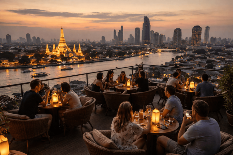 Bangkok Rooftop Bars for a Quick One-Hour Stop from Khao San Road