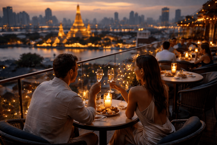 Bangkok Rooftop Bars for a Splurge-But-Worth-It Anniversary Night from Khao San Road