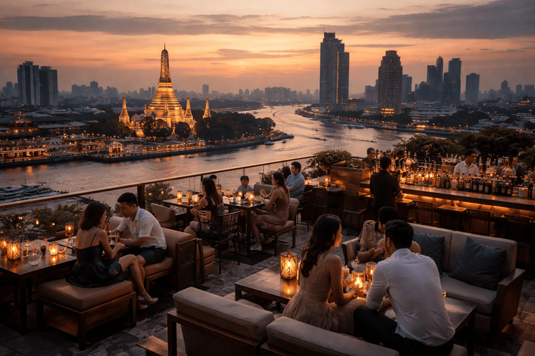 Bangkok Rooftop Bars for a Splurge Night Out: The Best Luxury Picks from Khao San Road