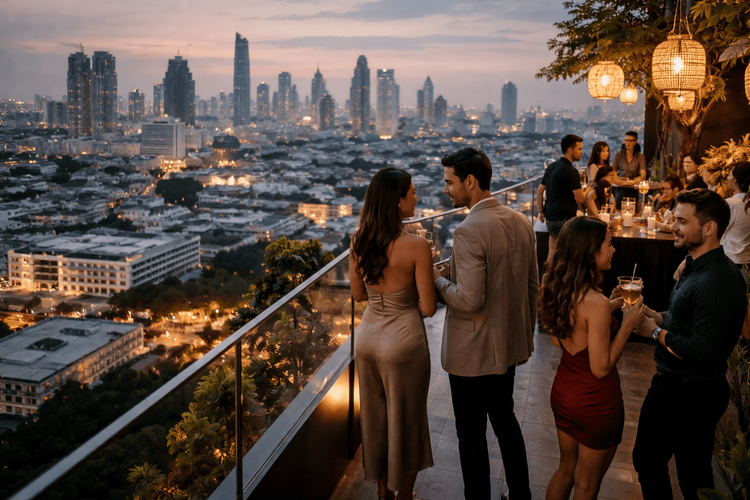Bangkok Rooftop Bars for Dress-Up Nights Near Khao San Road