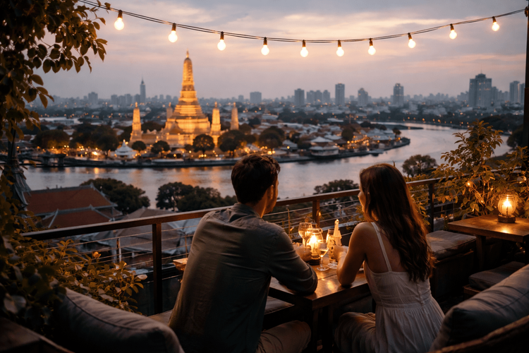 Bangkok Rooftop Bars for First Dates and Quiet Conversation from Khao San Road