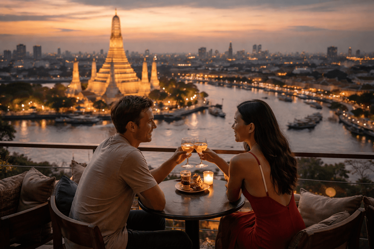 Bangkok Rooftop Bars for First Dates and Romantic Nights Out from Khao San Road