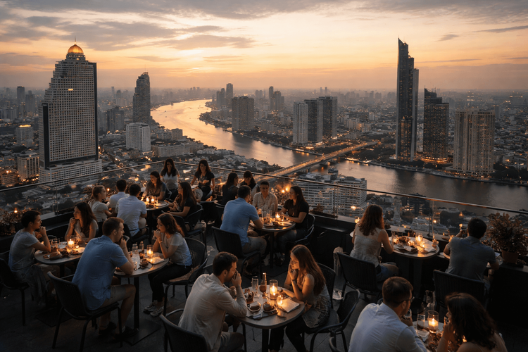 Bangkok Rooftop Bars for First-Time Visitors Who Want a Classic City View