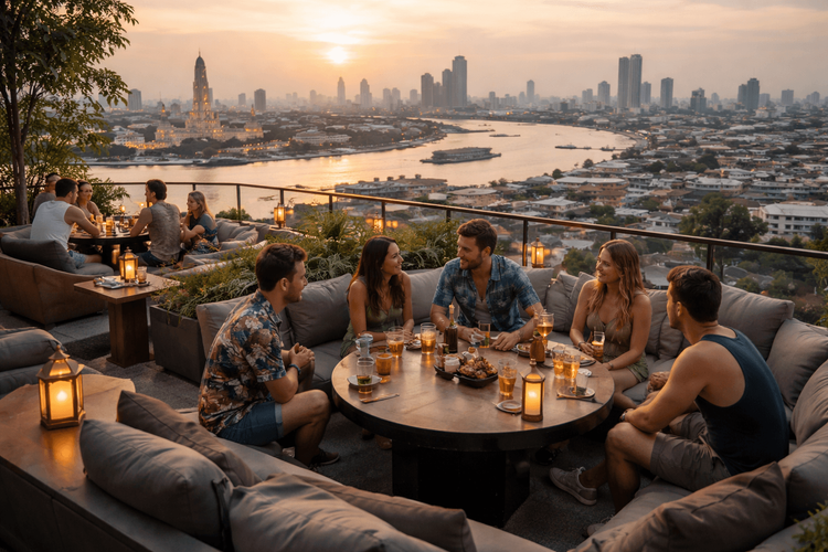Bangkok Rooftop Bars for Groups with Private Tables Worth the Trip from Khao San Road