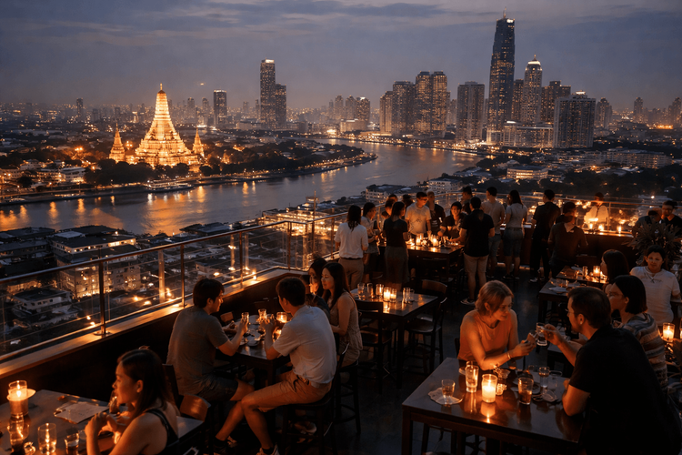 Bangkok Rooftop Bars for Night Views and City Lights Worth the Ride from Khao San Road