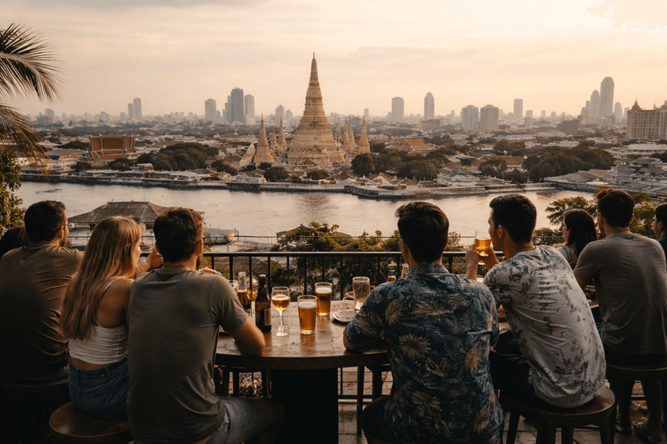 Bangkok Rooftop Bars for Non-Cocktail Drinkers Worth the Trip from Khao San Road