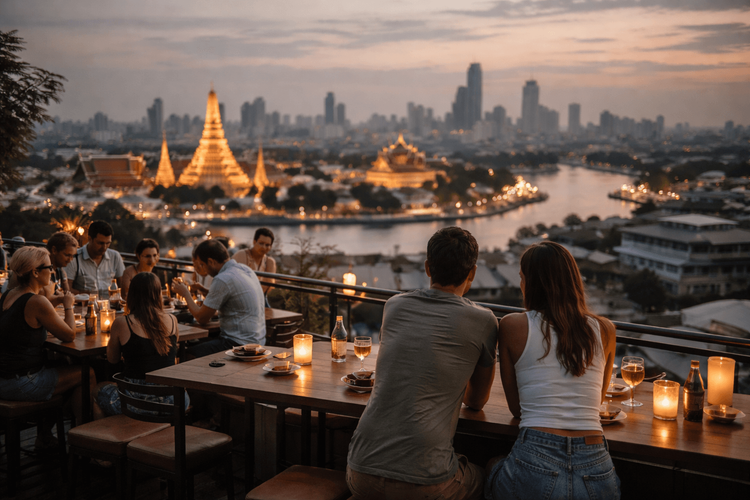 Bangkok Rooftop Bars for Post-Temple Drinks Worth the Ride from Khao San Road