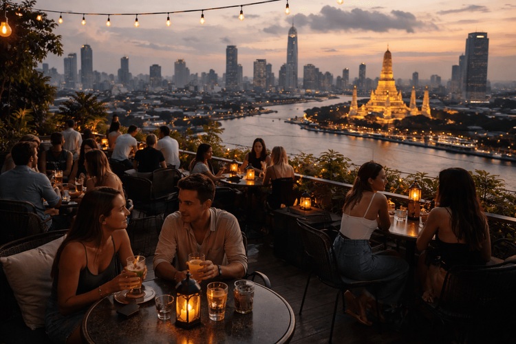 Bangkok Rooftop Bars for Pre-Club Drinks Worth the Trip from Khao San Road
