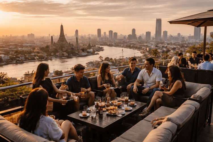 Bangkok Rooftop Bars for Private Groups and Small Celebrations Worth the Trip from Khao San Road