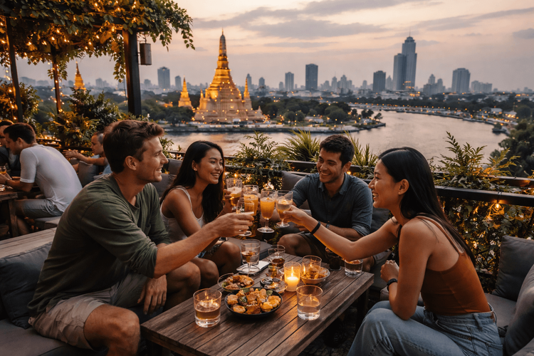 Bangkok Rooftop Bars for Small-Group Hangouts Worth Leaving Khao San Road For