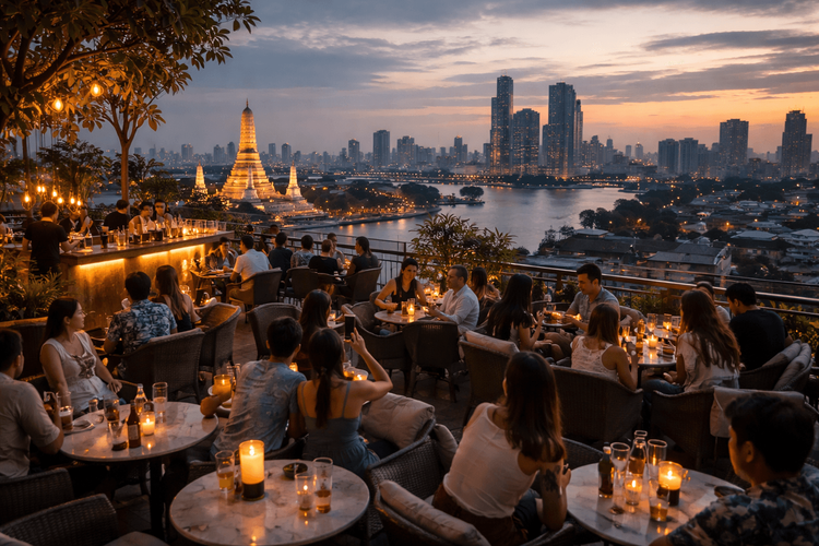 Bangkok Rooftop Bars Good for a One-Night Splurge from Khao San Road