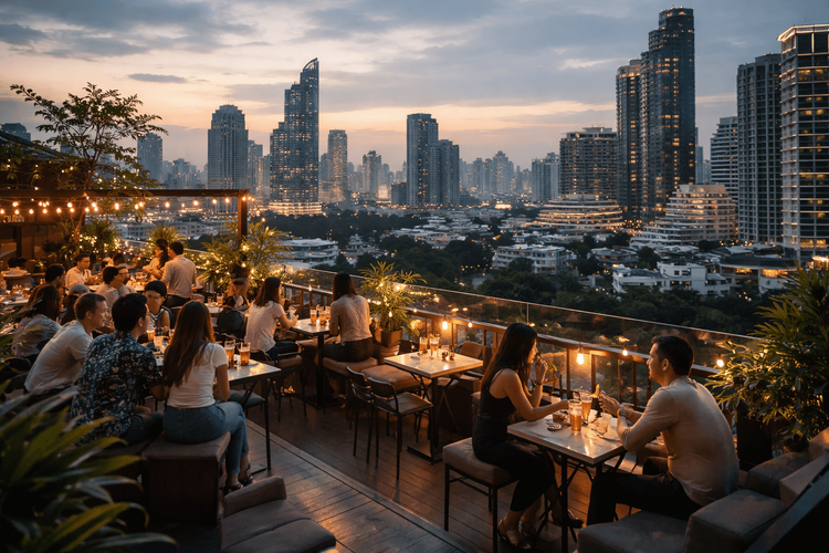 Bangkok Rooftop Bars in Thong Lo and Ekkamai Worth the Trip from Khao San Road