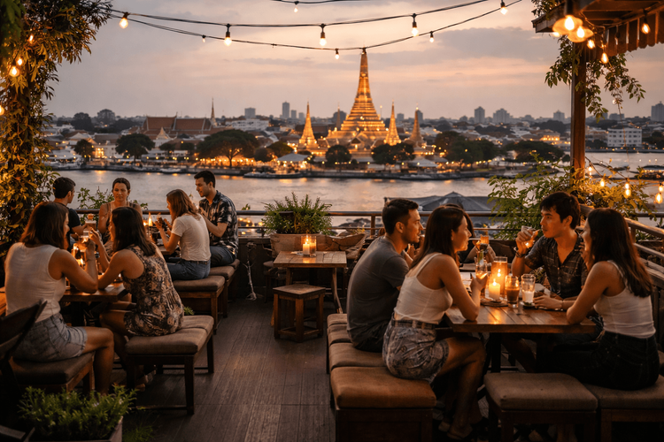 Bangkok Rooftop Bars Near Khao San Road for First-Time Visitors Who Want an Easy, Low-Fuss Night Out
