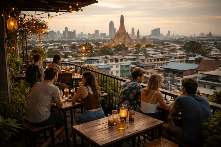 Bangkok Rooftop Bars Near Khao San Road That Are Actually Affordable